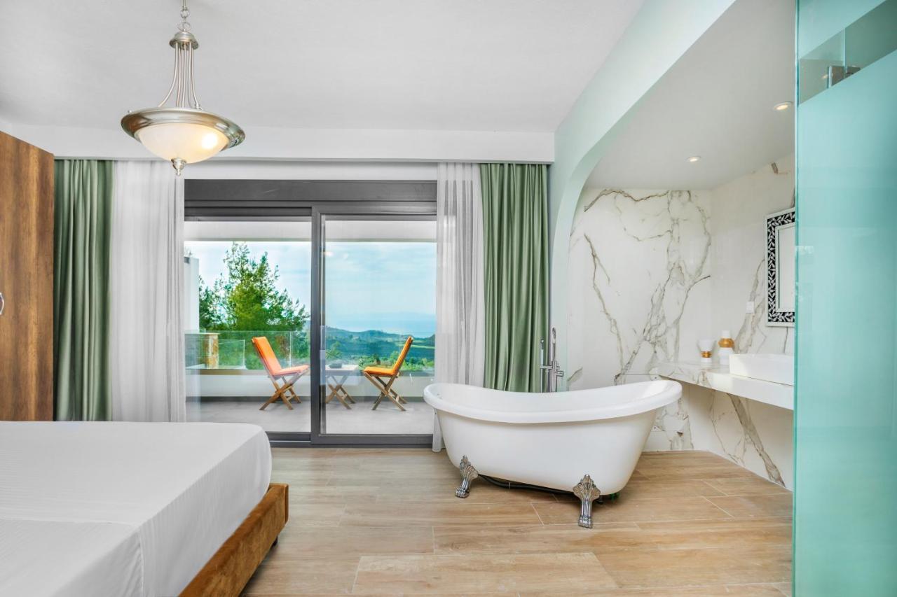 Epta Villas Luxury Redefined อาเกีย ปาราสเควิ ภายนอก รูปภาพ